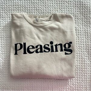 Cream Pleasing Crewneck